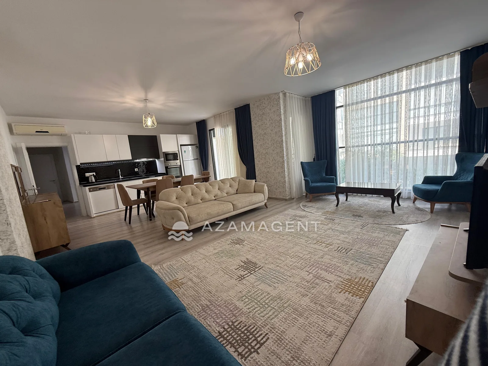Дуплекс 4+1 в Кестеле, комплекс Aqua Residence — Кестель, Аланья